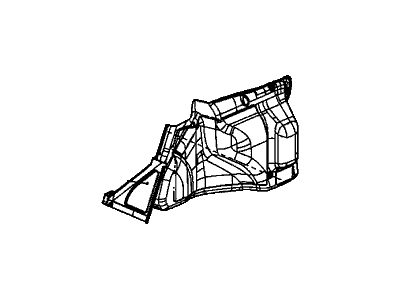 Honda 84651-TR3-A01ZA Lining Assy., L. Trunk Side *NH554L* (STONE GRAY)