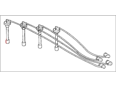 Honda CRX Spark Plug Wire - 32701-PM3-000