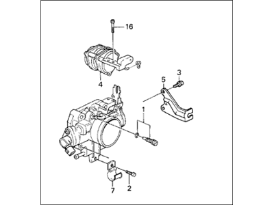 Honda 16400-PM6-306 Body Assembly, Throttle