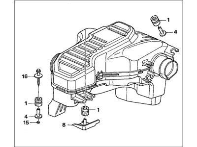 Honda 17230-PMP-A00 Chamber Assy., Resonator