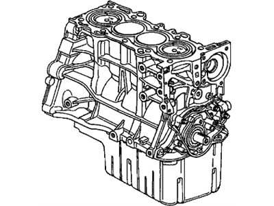 2004 Honda Civic Engine Block - 10002-PMP-A01