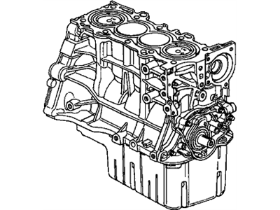 2005 Honda Civic Engine - 10002-PLM-A01