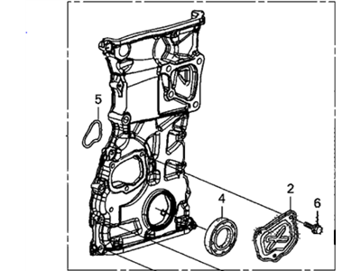 Honda 11410-REZ-A00 Case Assembly, Chain