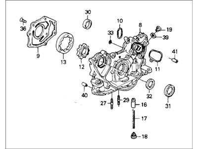 Honda 15100-PT0-020 Pump Assembly, Oil