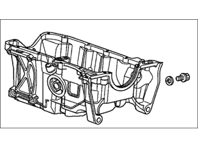 Honda 11200-RB0-J00 Pan Assembly, Oil
