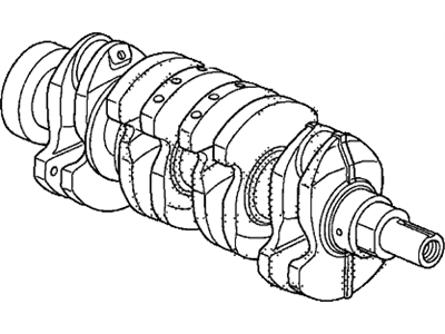2013 Honda Fit Crankshaft - 13310-RK8-J00