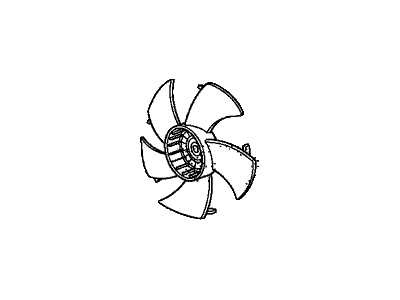 Honda 19020-RB0-004 Fan, Cooling
