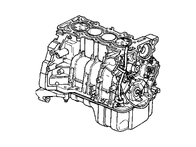 Honda 10002-P0J-A01 General Assy., Cylinder Block
