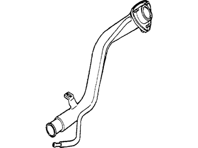 Honda Prelude Fuel Filler Neck - 17660-692-305