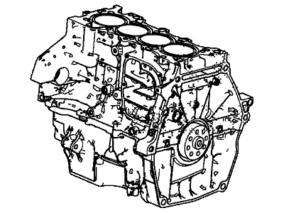 2013 Honda Civic Engine Block - 10002-RW0-A01