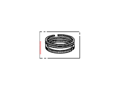 Honda 13021-5R7-A01 Ring Set, Piston (Over Size) (0.25) (Tpr)