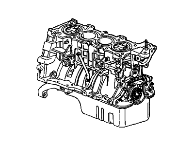 Honda 10002-P2P-A34 General Assy., Cylinder Block