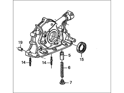 Honda 15100-P72-A01 Pump Assembly, Oil