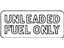 Honda 8-97094-214-0 Label, Fuel Caution