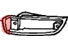 Honda 71104-SDP-A00 Bracket, R. FR. Bumper Duct