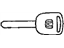 Honda 35112-S2A-305 Key, Immobilizer (Sub)(Blank)(Gray)