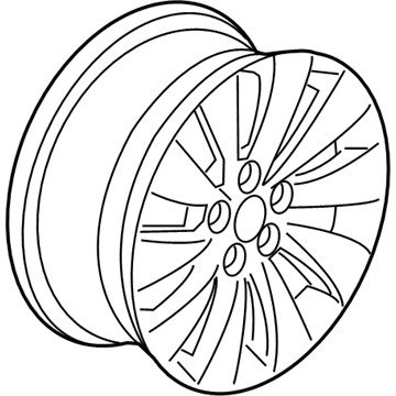 Honda 42700-T2A-L74 Disk, Aluminum Wheel (17X7) (1/2J) (Maxion Wheels)