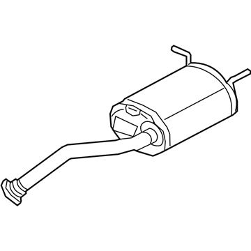 Honda 18307-T7W-A01 Muffler, Exhaust