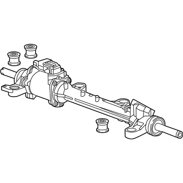 2014 Honda Crosstour Rack And Pinion - 53601-TP6-A62