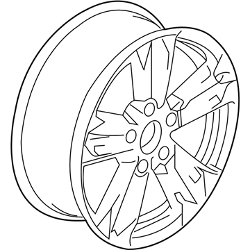 Honda 42700-SZT-A61 Disk, Aluminum Wheel (16X6J) (Tpms) (Kosei)