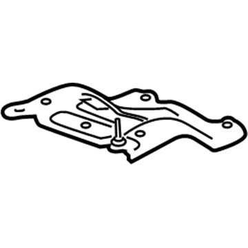 Honda 50530-TP7-A00 Stiffener, RR. Differential Mounting