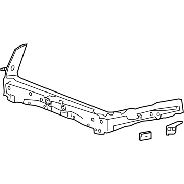Honda 04602-TP6-A00ZZ Frame Set, Front Bulkhead (Upper)