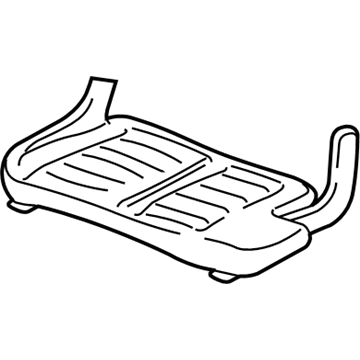 Honda 81736-S9V-A01 Frame, L. Middle Seat Cushion