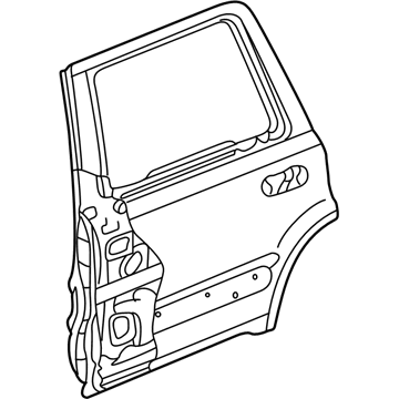 Honda 67510-S9A-A90ZZ Panel, R. RR. Door (DOT)
