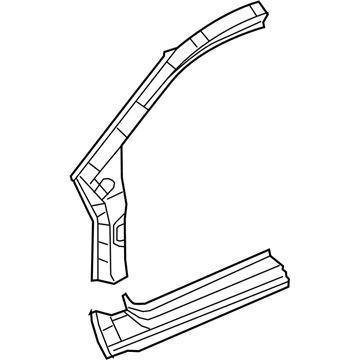 Honda 04645-TS8-315ZZ Panel, L FR Outside