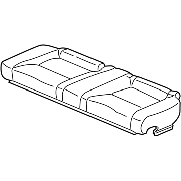 Honda 82131-TS8-A01ZA Cover, Rear Seat Cushion Trim (Warm Gray)