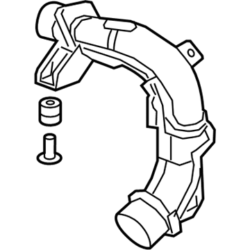 Honda 17292-6A0-A01 Pipe Assy., Intercooler Outlet(A)