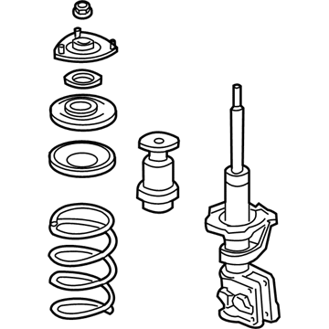 Honda 51601-S5T-A12 Shock Absorber Assembly, Right Front
