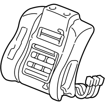 Honda 81122-S9V-A03 Pad, R. FR. Seat-Back (With OPDS Sensor)