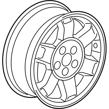 Honda 42700-SZA-A61 Disk, Aluminum Wheel (17X7) (1/2J) (Tpms) (Aap St Mary'S)