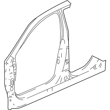 Honda 04645-T2F-A10ZZ Panel Set, L. FR. (Outer)
