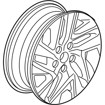 Honda 42700-T1W-A73 Disk, Aluminum Wheel (17X7J) (Maxion Wheels)
