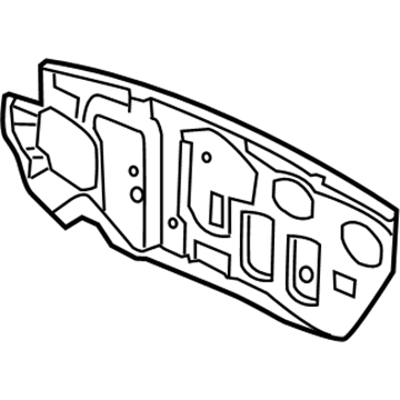 Honda 74251-TK8-A00 Insulator, Dashboard (Lower/Outer)
