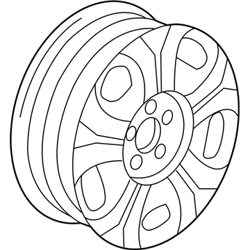 2012 Honda Civic Spare Wheel - 42700-TR2-A91