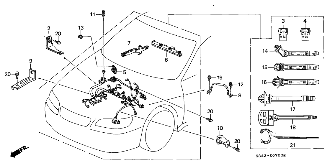 99 Honda Accord Wiring Harnes Diagram - Wiring Diagram Networks
