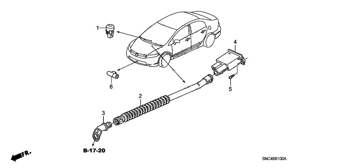 65740 S9V A01ZZ Genuine Honda Crossmember D Floor Middle