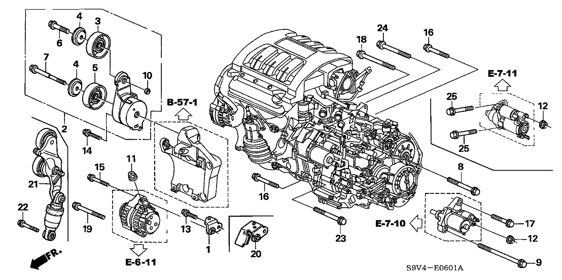 33150T3LA11 Genuine Honda Headlight Assy., L.