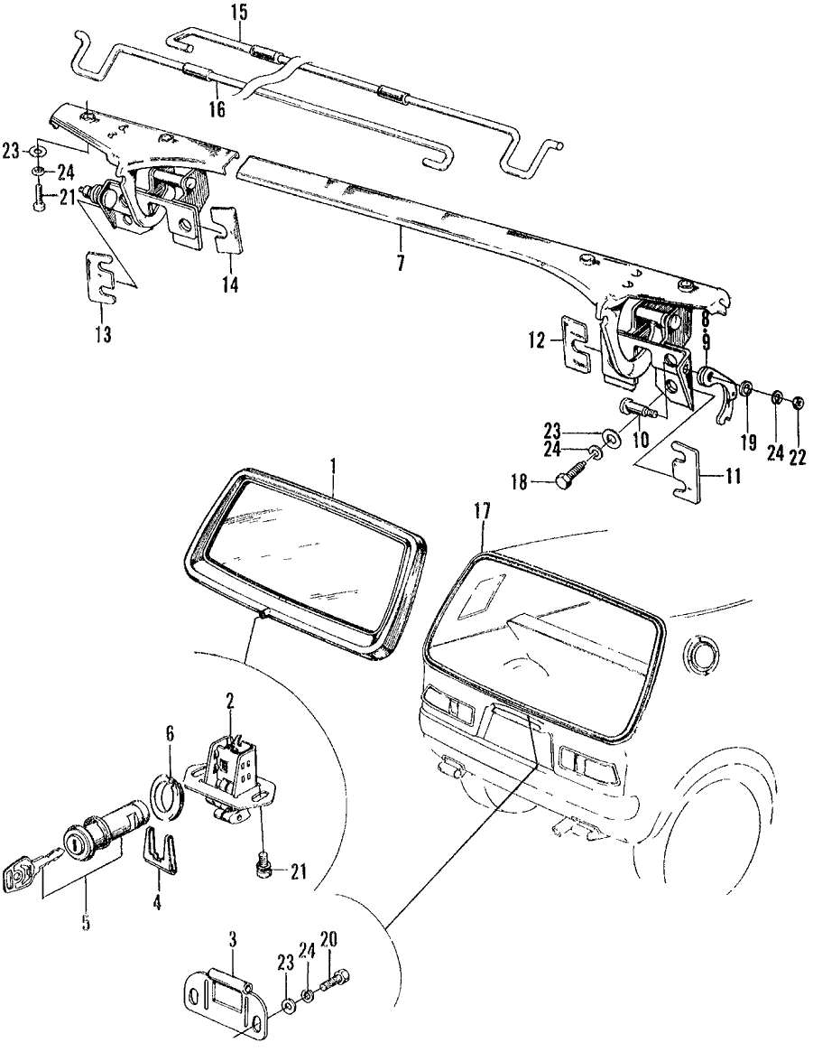08L02T6Z102 Genuine Honda ROOF RAILS, BLACK