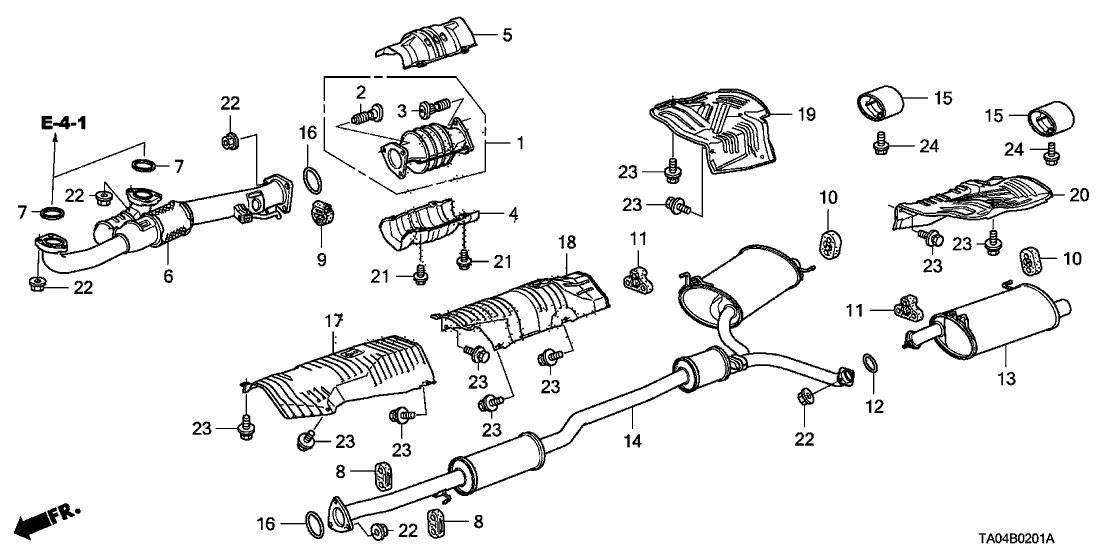Honda Accord Exhaust System Diagram - Diagram For You