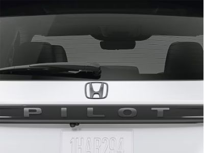 Honda Emblems-Rear H-Mark, Gloss Black 08F20-T90-100