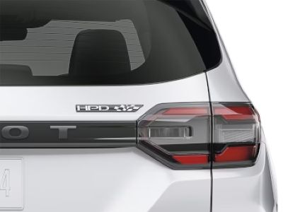 Honda Emblems-Rear HPD, Gloss Black 08F20-T90-100C