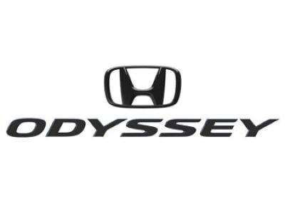 Honda Black Emblems - H-mark and Odyssey, Gloss Black 08F20-THR-100