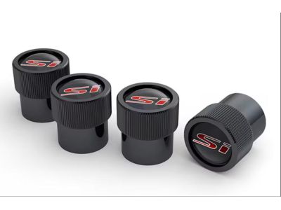 Honda Valve Stem Caps-Si, Black 08W48-PL4-100B