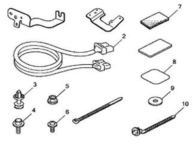 Honda XM Satellite Radio Attachment 08B15-TM8-100