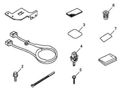 Honda XM Satellite Radio Attachment 08B15-TR0-100