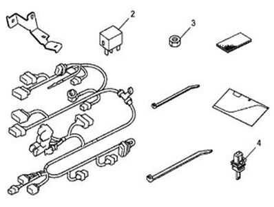 Honda Remote Engine Start Attachment (w/Security) 08E92-T0A-100A